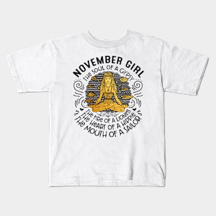 november girl Kids T-Shirt